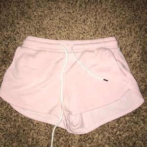 Pink comfy shorts